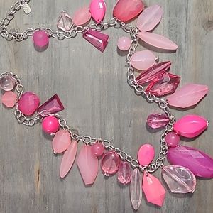 Pink Beaded Necklace